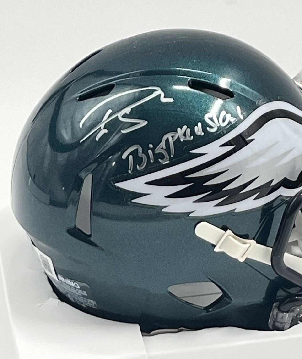 Darius Slay Signed Eagles Speed Mini Helmet Inscribed &quot;Big Play Slay&quot; (Beckett)