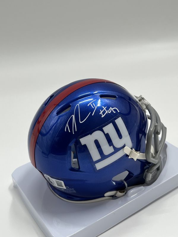 Dexter Lawrence II Signed Giants Speed Mini Helmet (Beckett)