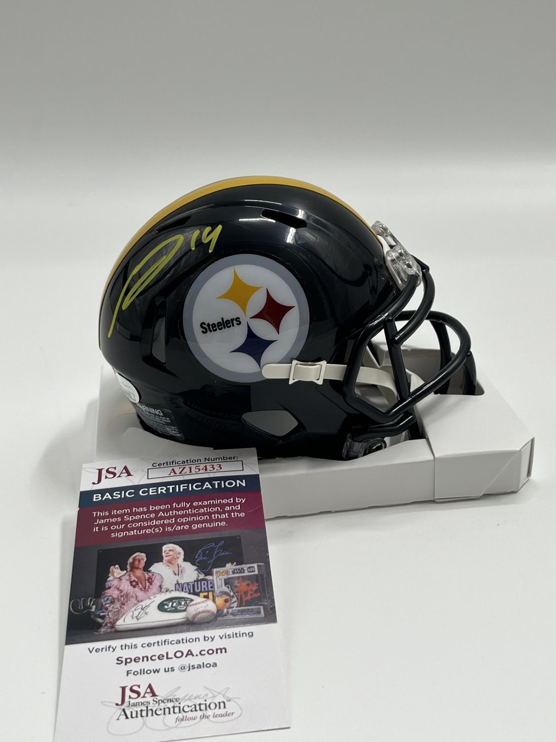 George Pickens Signed Steelers Speed Mini Helmet (JSA)
