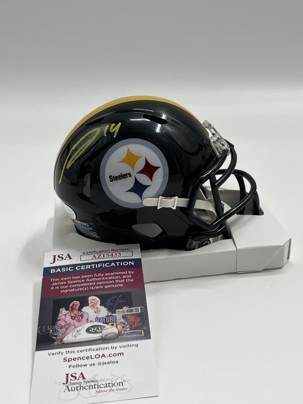 George Pickens Signed Steelers Speed Mini Helmet (JSA)