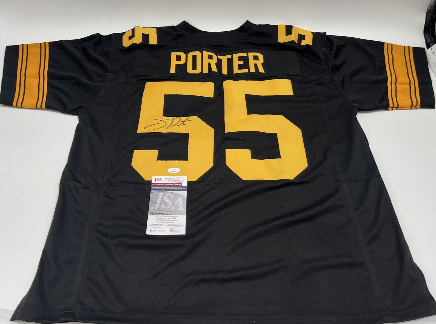 Joey Porter Sr. Signed Jersey (JSA)