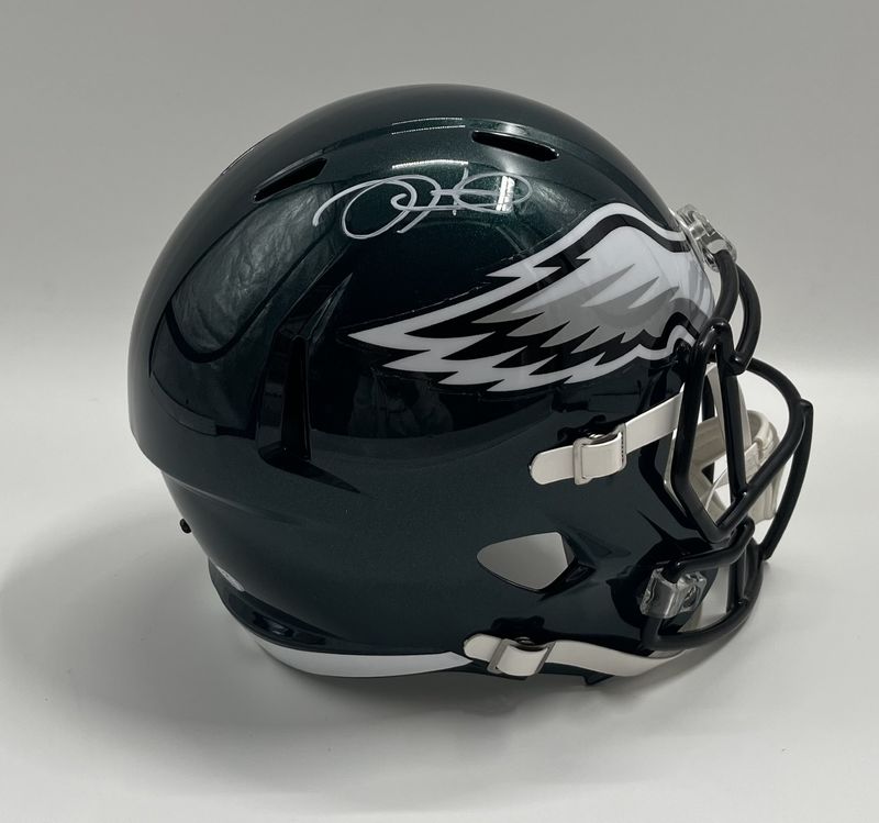 Jalen Hurts Signed Eagles Full-Size Speed Helmet (PSA &amp; Hurts)
