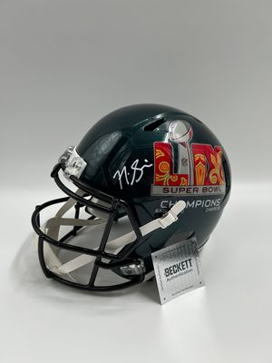 Nick Sirianni Signed Eagles Super Bowl LIX Full-Size Speed Helmet (Beckett)
