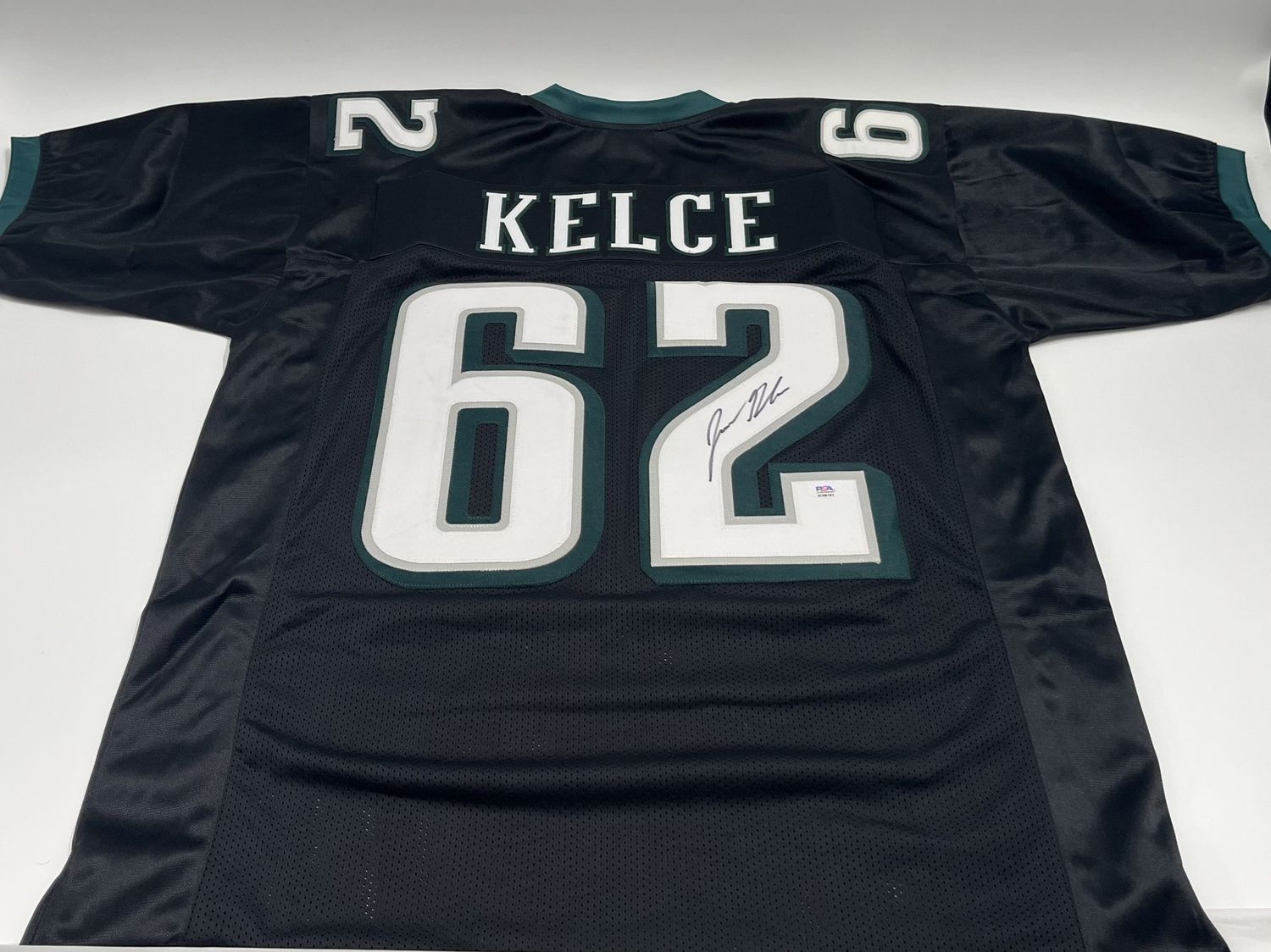 Jason Kelce Signed, Custom Jersey (PSA)