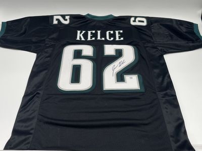 Jason Kelce Signed, Custom Jersey (PSA)