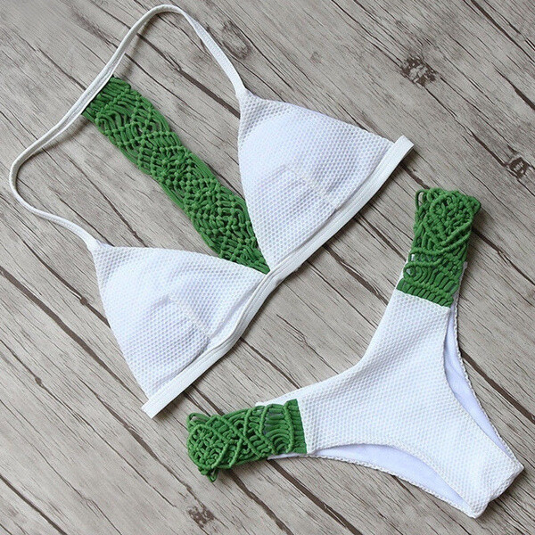 Biquine Beachwear Crochê ❤️❤️❤️❤️❤️(10) PORTES GRÁTIS