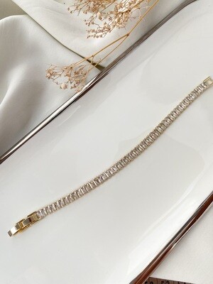 Belle Crystal Gold Bracelet