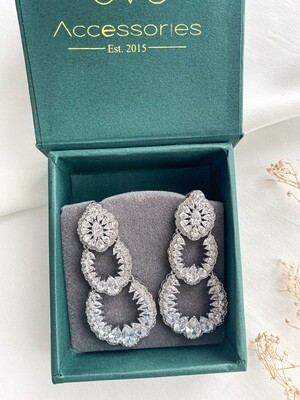 Ivy Chandelier Cz Diamond Earrings
