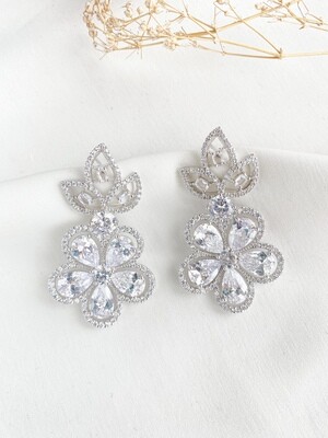 Ivy Floral Cz Diamond Doublets