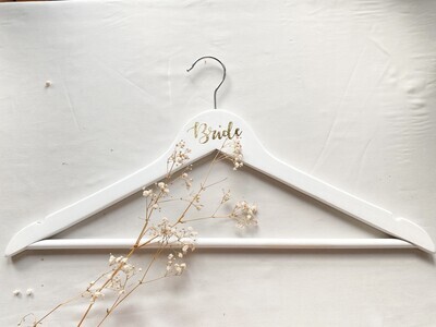 Wooden White Hangers (Customize)