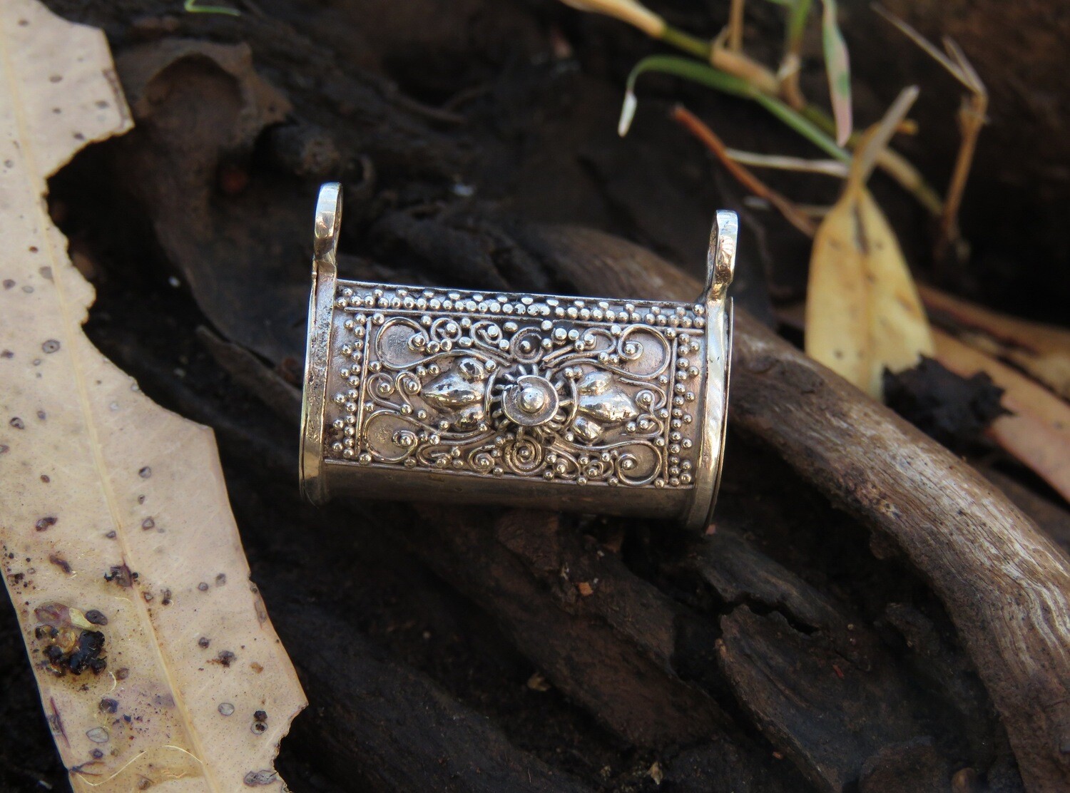 Handmade Sterling Silver Bali Locket Pendant LP-305