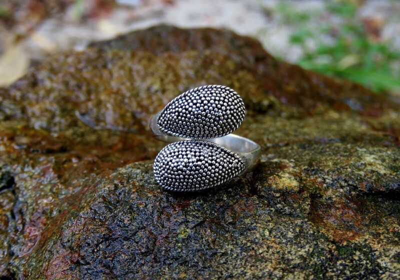 Sterling Silver, Bali Jawan, Wrap Ring SR-340