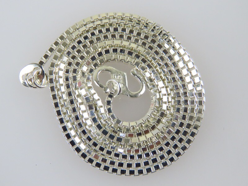 Sterling Silver 40cm Box Chain CC-106