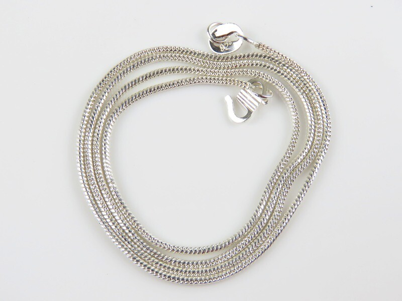 Sterling Silver, 42cm, Unisex Snake Chain CC-110
