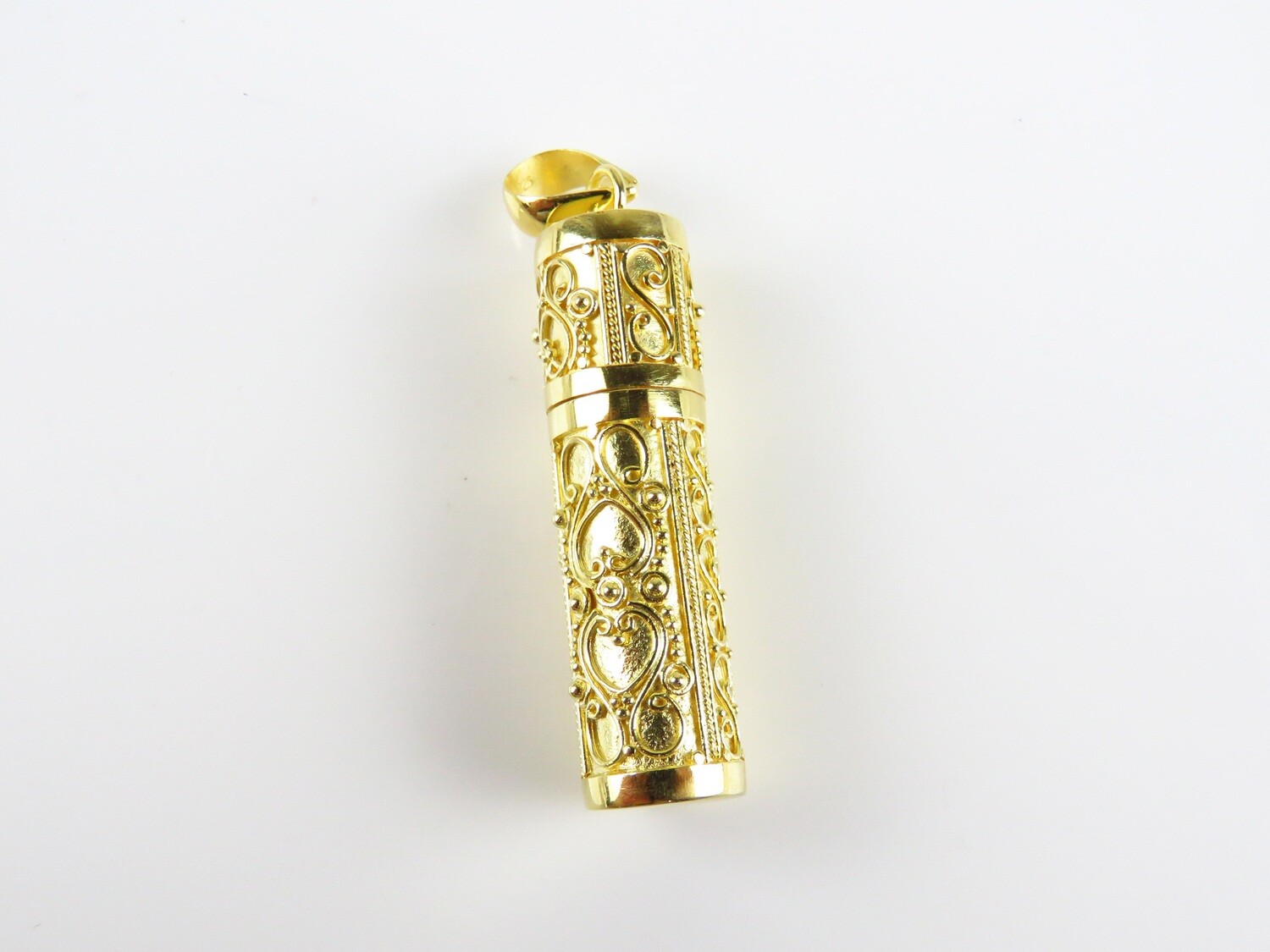Sterling Silver, 18k Gold Plated, Perfume Bottle, Cremation Pendant