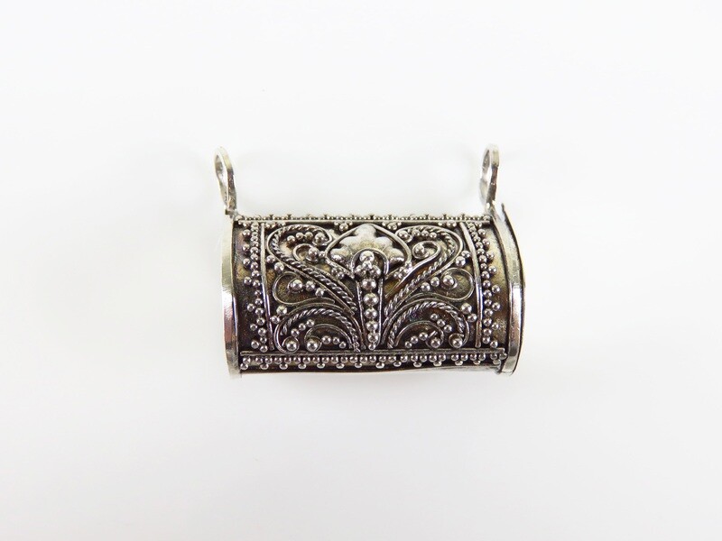 Sterling Silver, Bali Filigree, Locket Pendant