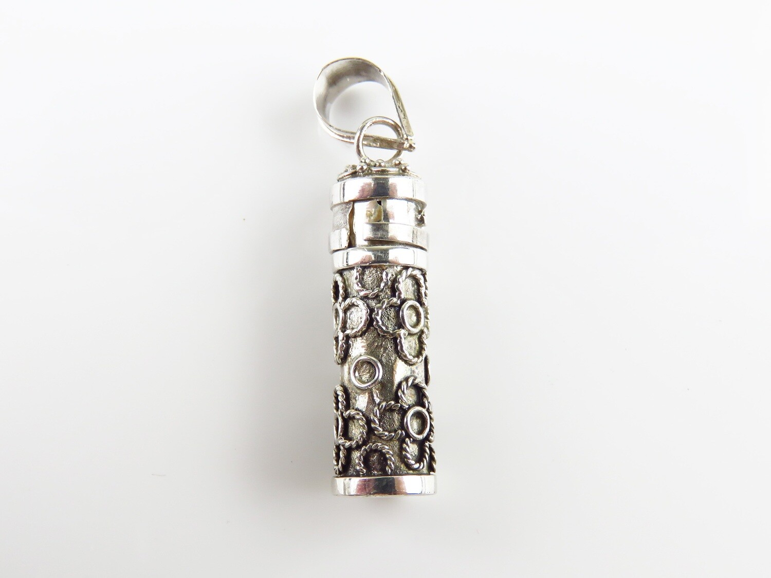 Sterling Silver, Perfume Bottle, Cremation Pendant PP-560