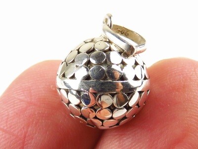 Sterling Silver Chime Ball Pendants