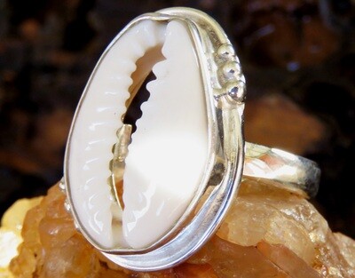 Sterling Silver & Shell Rings