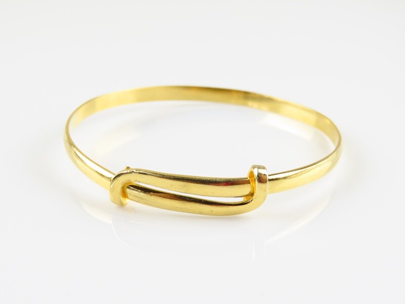 18k Gold Plated,Baby Bangle, Toddler Bangle SBB-653