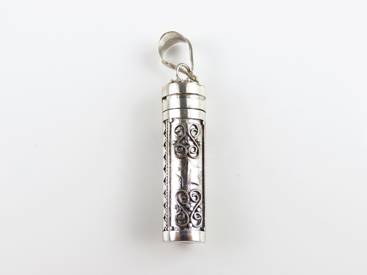 Sterling Silver, Cremation Jewelry, Perfume Bottle Pendant PP-578