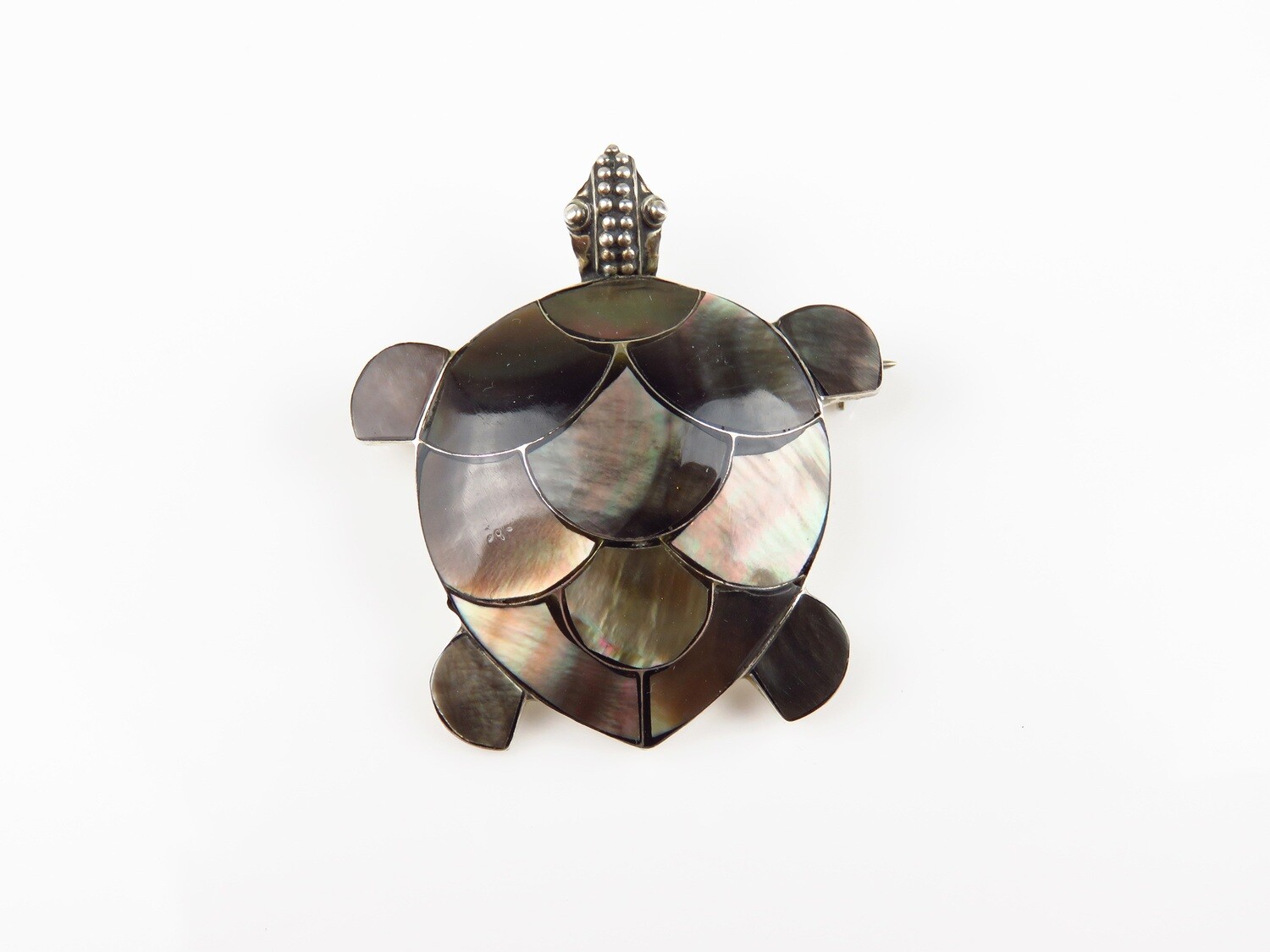 Sterling Silver, Turtle Design, Pendant Brooches Combination BC-108