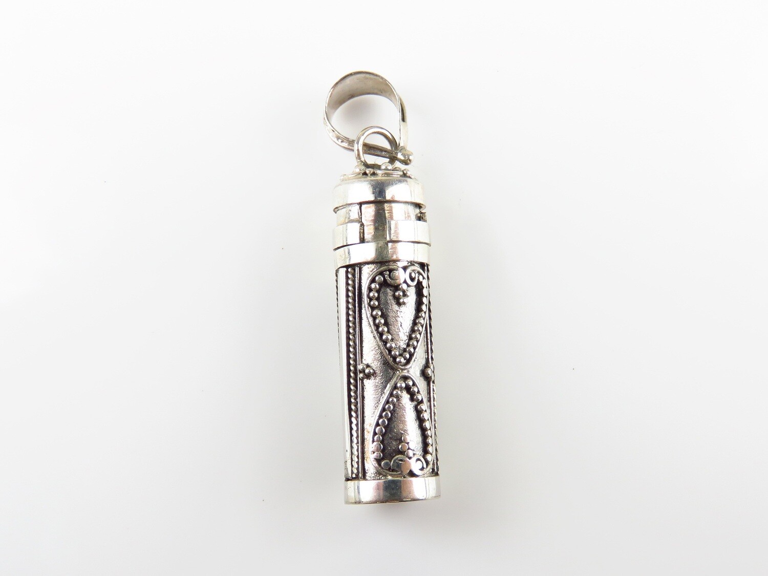Sterling Silver, Jawan, Perfume Bottle Pendant PP-582