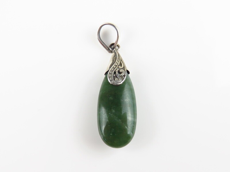 Sterling Silver, Aventurine Gemstone Pendant SP-1222