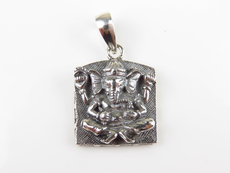 Sterling Silver, Bali Ganesha Pendant SSP-213