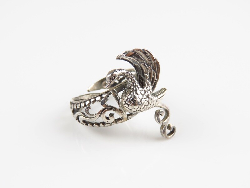 Sterling Silver, Bird Design Ring SR-357