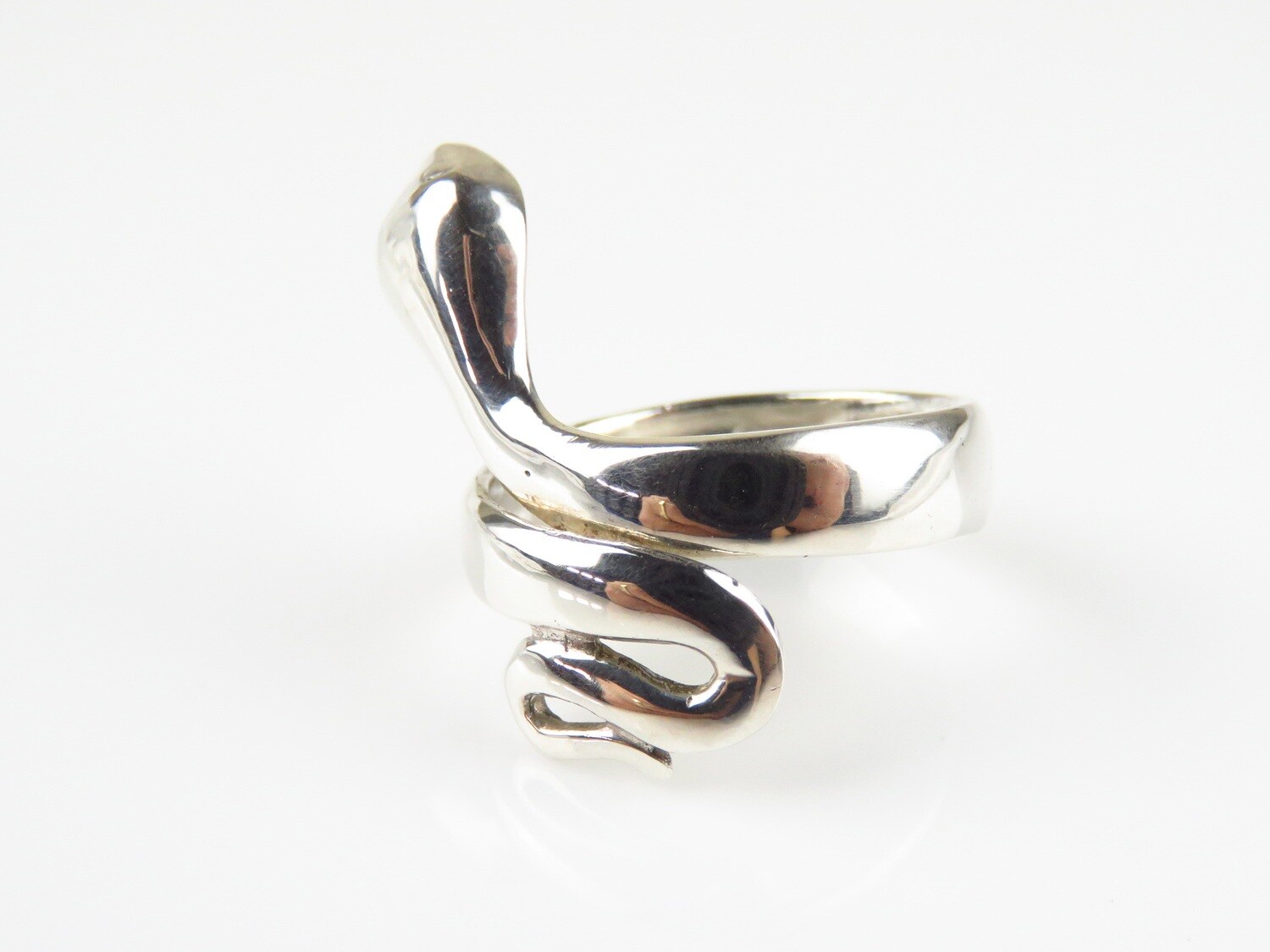 Sterling Silver, Snake Design Ring SR-361