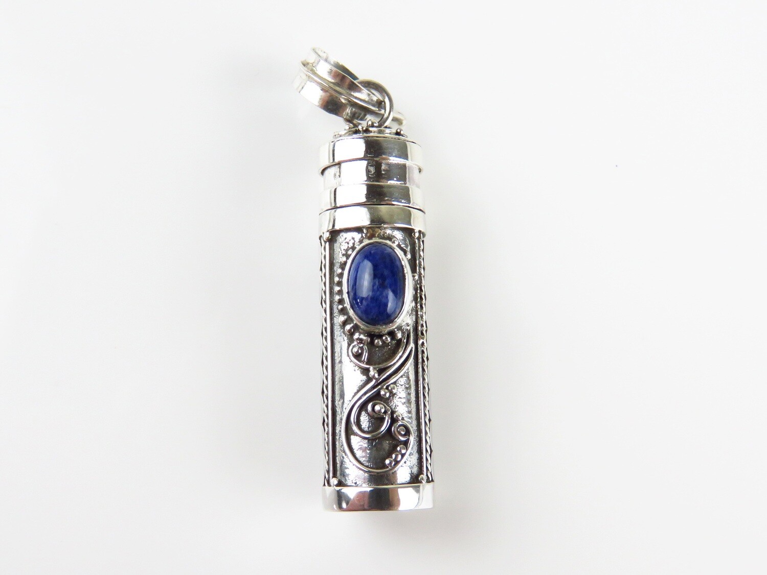 Sterling Silver, Sodalite Gemstone, Cremation Jewelry PP-591