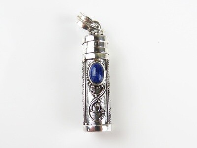 Sterling Silver, Sodalite Gemstone, Cremation Jewelry PP-591