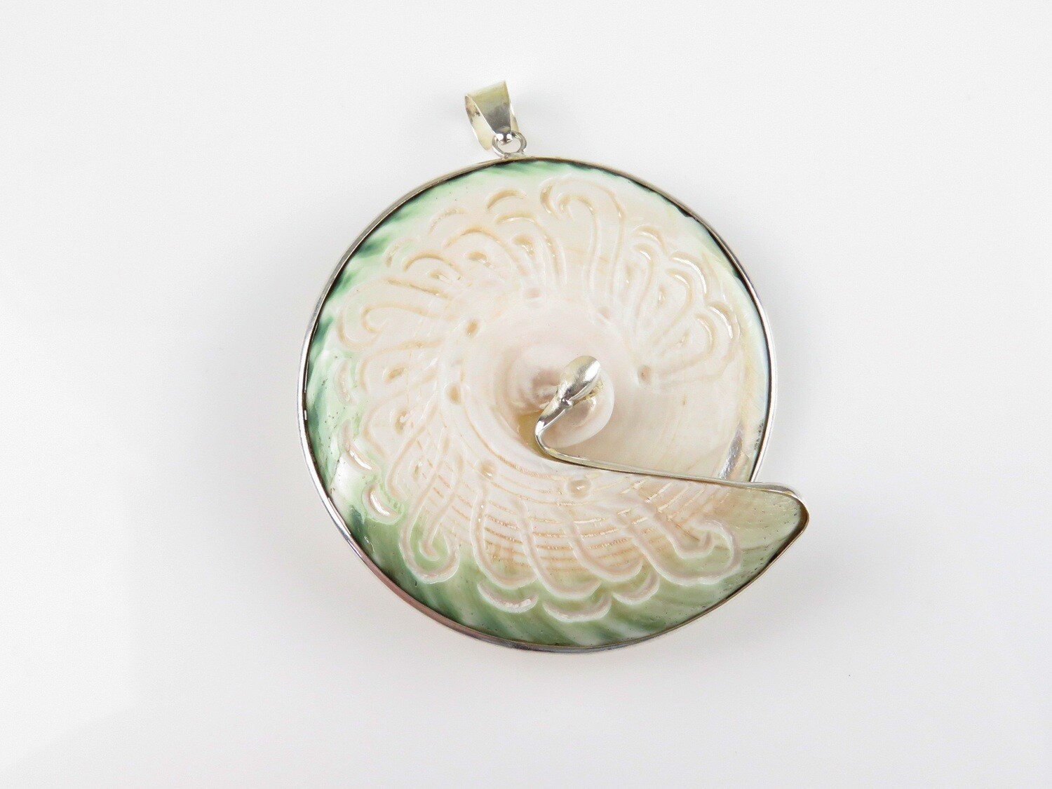 Sterling Silver, Shell Pendant SHP-119