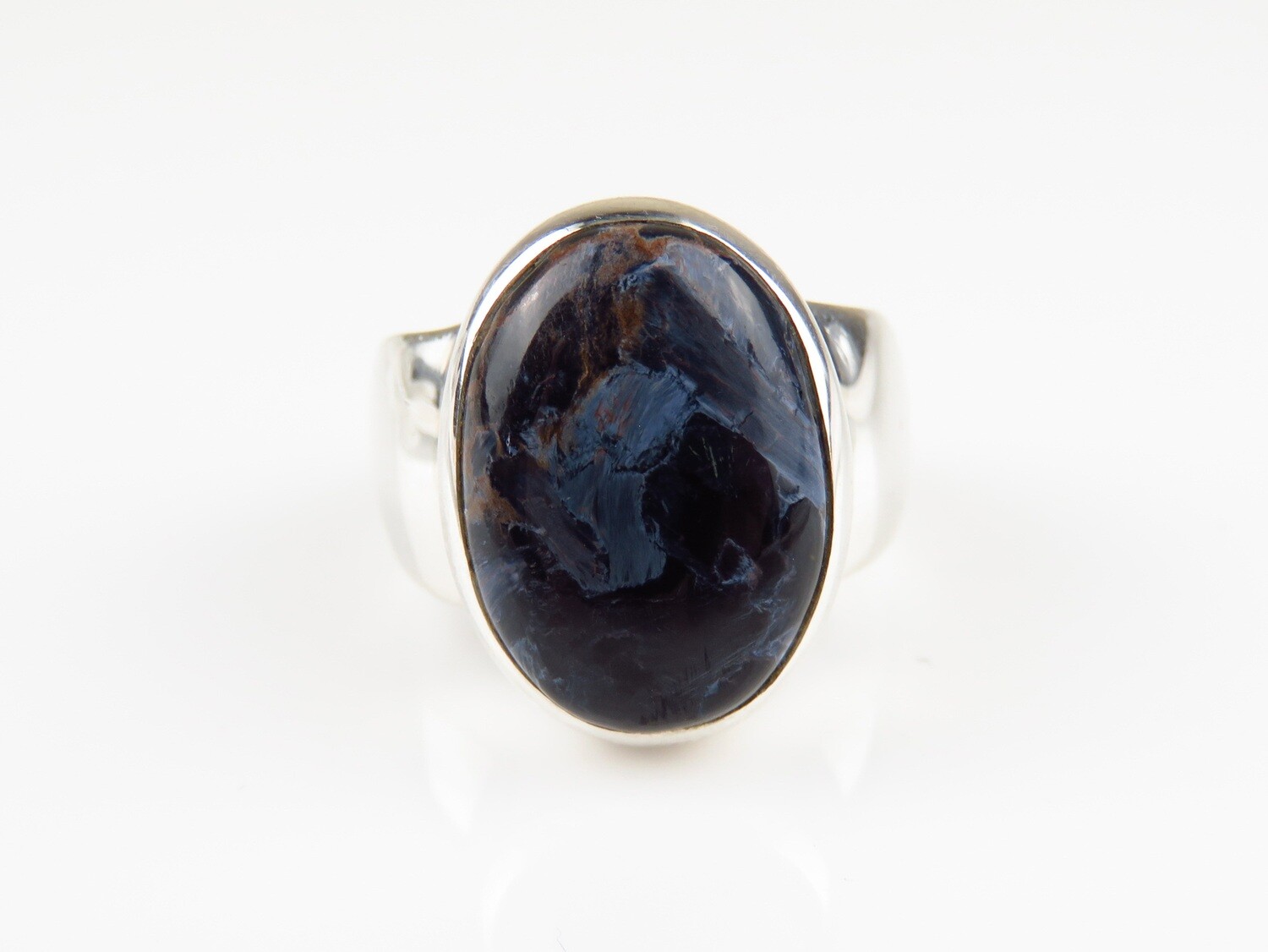 Sterling silver, Pietersite, Gemstone Ring RI-1113