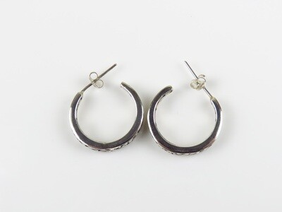 Sterling Silver, Woman's, Push Back earrings SE-456