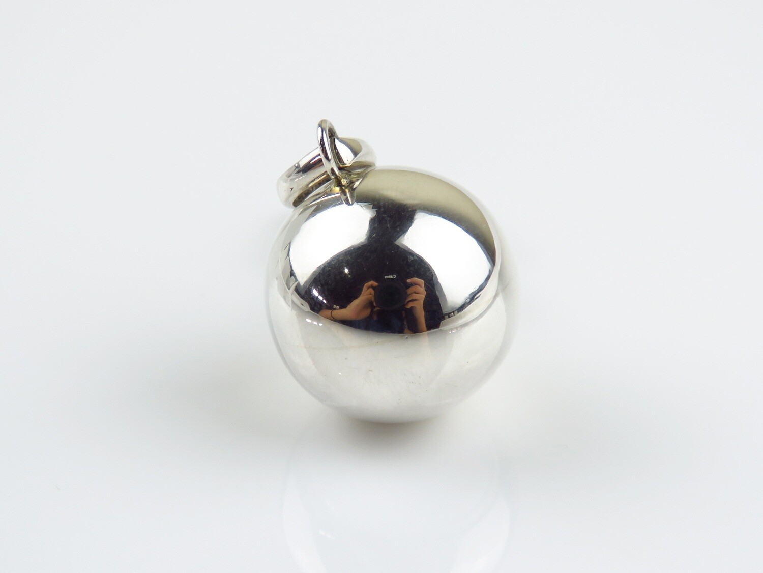 Sterling Silver, 19mm, Chime Ball Pendant CH-430