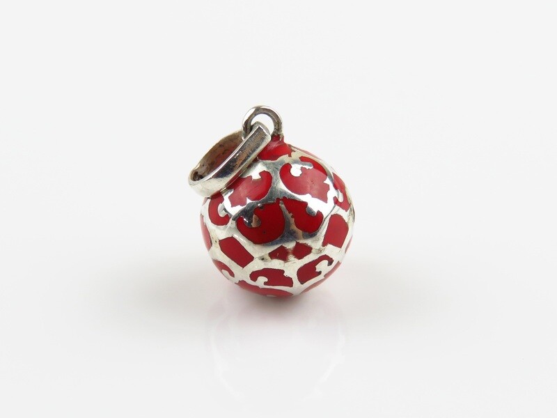 Sterling Silver, 11mm, Chime Ball Pendant CH-431