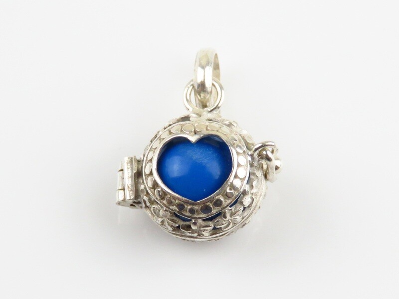 Sterling Silver, 11mm, Harmony Ball Pendant HB-508
