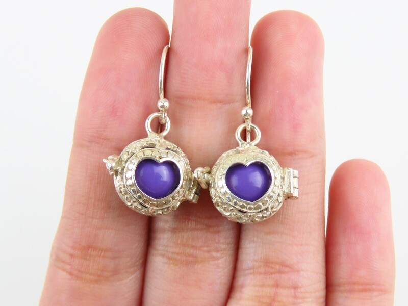 Sterling Silver, Harmony Ball Earrings CBE-162