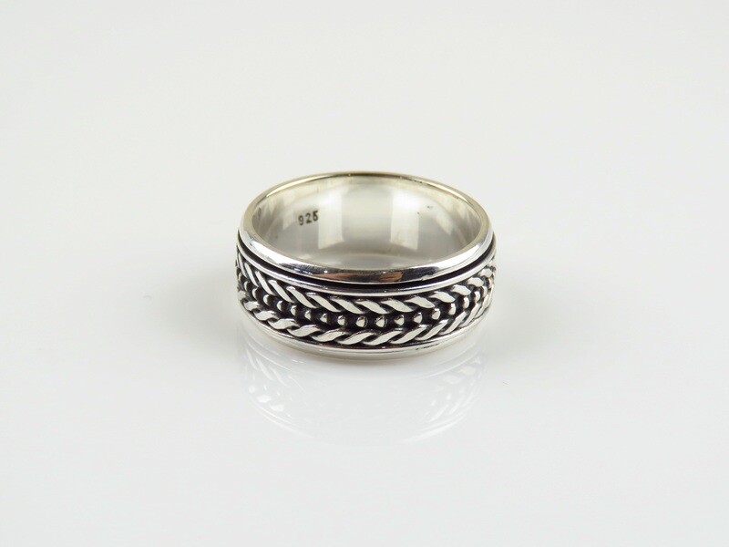 Sterling Silver, Unisex, Spinner Design Ring SR-371