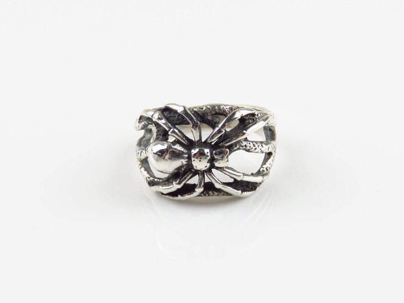 Sterling Silver, Spider Design Ring SR-374