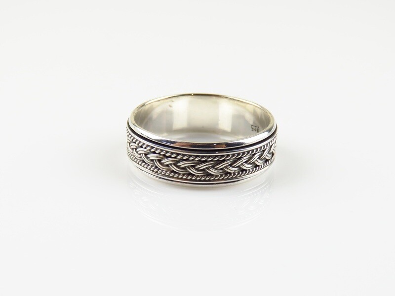 Sterling Silver, Unisex, Spinner Design Ring SR-376