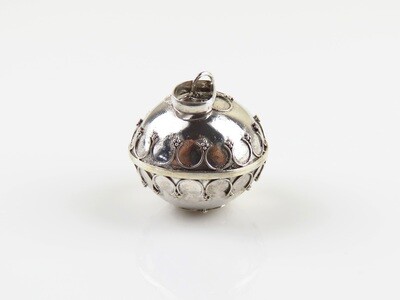 Sterling Silver, 22mm, Chime Ball Pendant CH-434