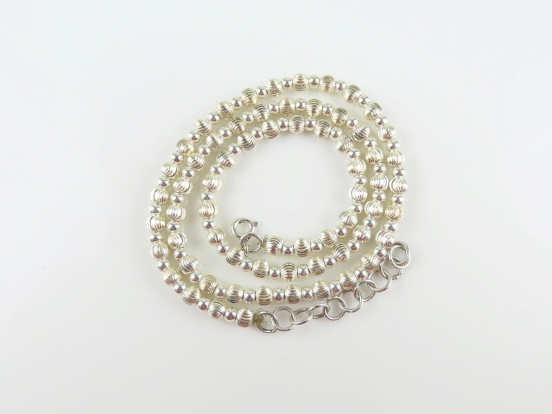 Sterling Silver 42cm Bead Chain CC-114