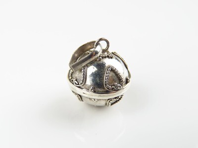 Sterling silver, Jawan, Chime Ball, Silver Pendant CH-435