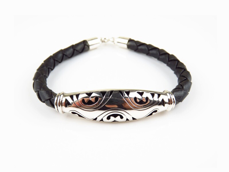 Sterling Silver, Cuff Bracelet SBB-664