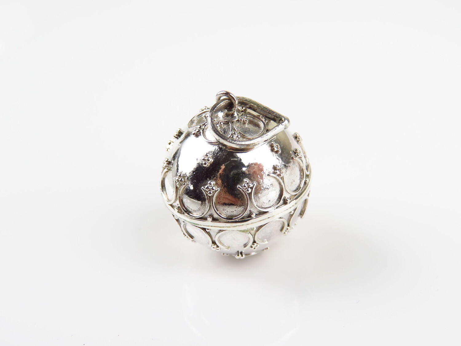 Sterling Silver, Chime Ball Pendant CH-437