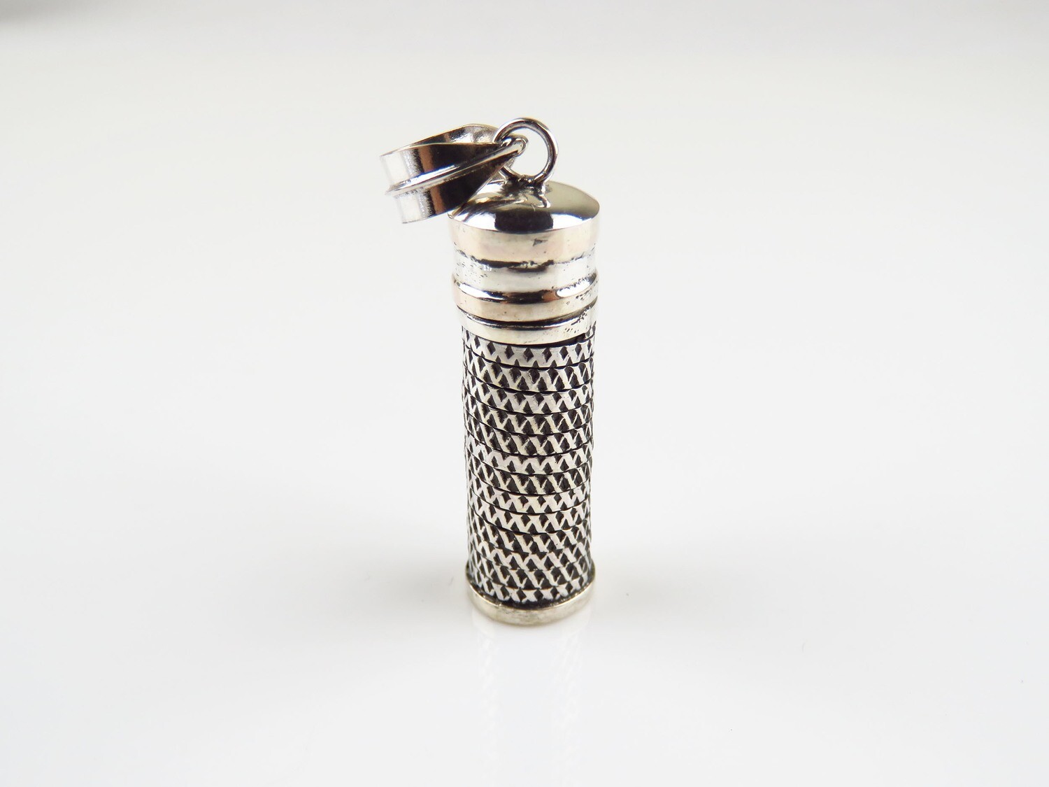 Sterling Silver, Cremation Jewelry, Perfume Bottle Pendant PP-614