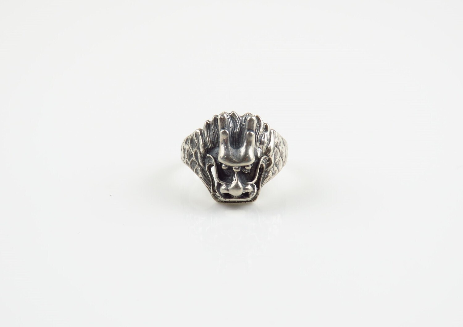 Sterling SIlver, Dragon Design Ring SR-386